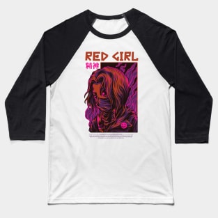 Red Girl Baseball T-Shirt